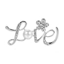 Cute Rhinestone Letter Brooches Women Men English Word Love Party Office Brooch Pins Bridal Fashion Jewelry Gifts Wholesale