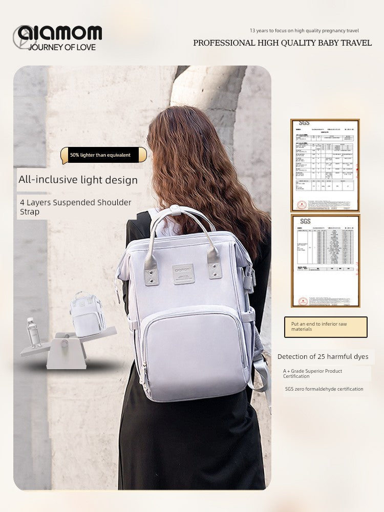 Alamom Double Layer Outdoor Lightweight Mother and Baby Mummy Bag