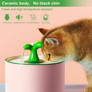 Ceramic Automatic Cat Water Fountain Large capacity 1.5L Pet Water Dispenser Dog Drinker Pet Drinking Feeder with Quiet Pump