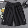 2024 New Summer Men's Shorts Quick Dry Gym Fitness Training Running Sports Shorts Men Elastic Workout Short Pants with Pockets