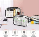 Transparent Cosmetic Bag PVC Women Zipper Clear Makeup Bags Beauty Case Travel Make Up Organizer Storage Bath Toiletry Wash Bag