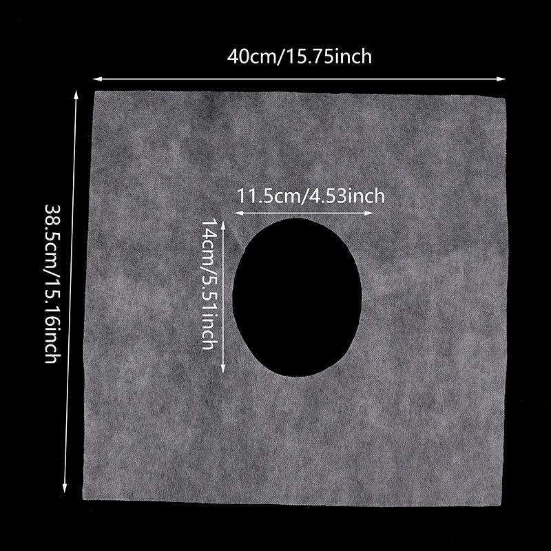 100pcs Spa Salon Disposable Massage Face Rest Cushion Covers Cradle Sheets Headrest Pillow Paper Massage Face Cradle Table Cover