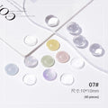 120/40/1pc Solid Glass Color Nail Art Display Board Tips Card Manicure Tools UV Gel Polish Palette Color Chart Nails Practicing