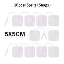 20/10Pcs 5*5cm EMS Tens Electrodes for Muscle Stimulator Physiotherapy Therapy Machine Pads Slimming Massager Adhensive Gel Pad