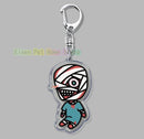 Hot Horror Game Chibis Keychains for Accessories Bag Cute Jimmy Curly Anya Sallyface Keyrings Jewelry Friends Gamer Gaming Gifts