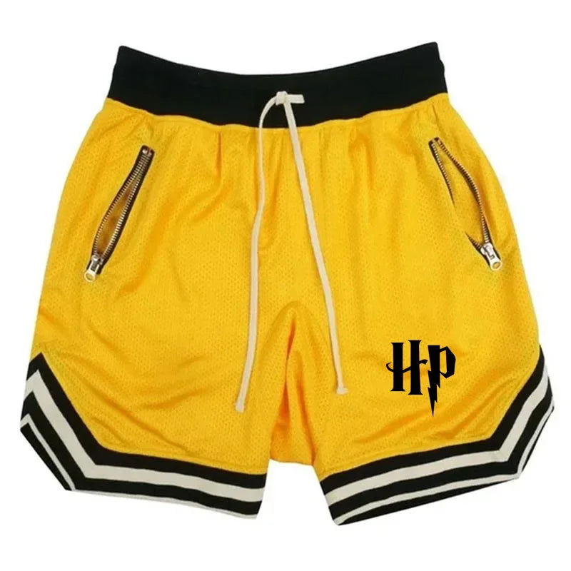 Men's Sports Basketball Shorts Mesh Quick Dry Gym Shorts for Summer Fitness Joggers Casual Breathable Short Pants Scanties Male