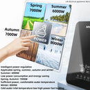 Calentador de agua eléctrico inteligente, calentador de agua sin tanque, máquina de baño caliente rápido para el hogar, ducha caliente para baño de hotel o apartamento