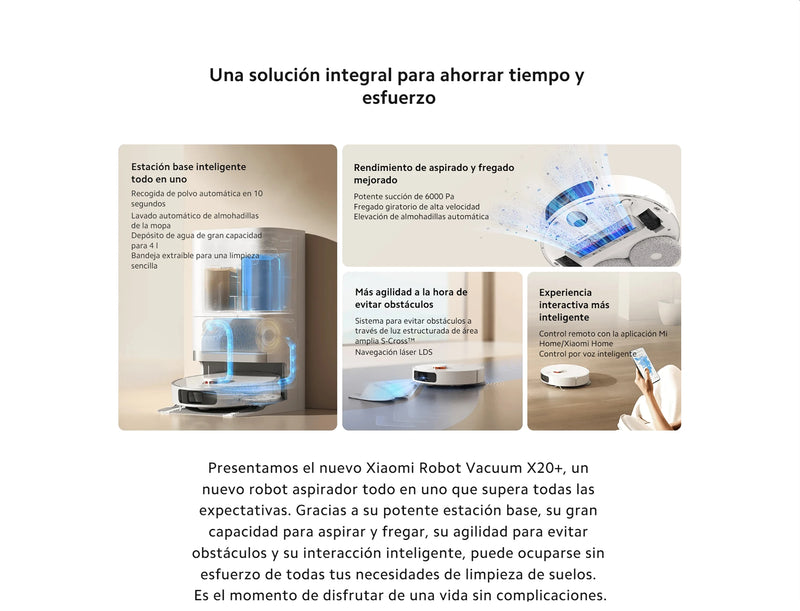 Official | Xiaomi Robot Vacuum X20 +, all-in-one smart base station, improved Vacuum and scrub performance