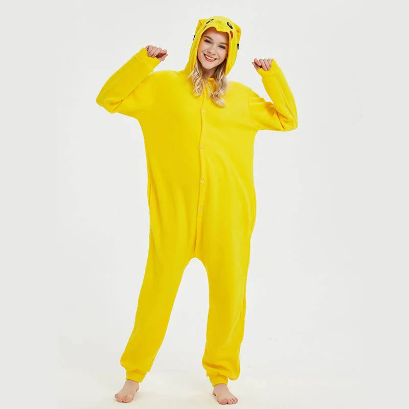 Pokemon Gengar Snorlax Costume Adult For Clothing Pikachu Cosplay High Quality Full Body Pijama Anime One-Piece Lovers Pajamas