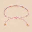 Women Miyuki Seed Beaded Bracelet Boho Jewelry Handmade Gift Rope Chain Charm Bracelets for Teen Girl Friendship Pulsera