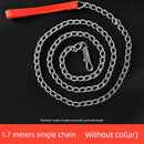 Iron Chain Teddy/Golden Retriever Medium Collar Dog Hand Holding Rope