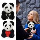 Forever Artificial Flowers Rose Panda Bear Girlfriend Valentines Day Anniversary Christmas Gift Birthday Present Wedding Decor