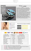 New Fashionable And Elegant Women's Crystal Necklace Earrings Fine Party Dress Set Chain Bridal Wedding Accessories Gift