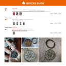 My Shape Vintage Tetragrammaton Wiccan Pentacle Keychain Key Ring Stainless Steel Key Chain Keyholder Amulet Talisman Jewelry