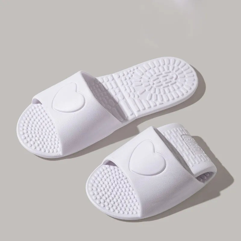 EVA Soft Foldable Slippers for Women Portable Travel Indoor Bathroom Massage Sandals Unisex Quick Dry Non Slip Flat Home Slides