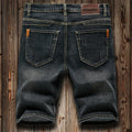 4 Model Classic Style Men's Slim Denim shorts Summer New Business Fashion Thin Stretch Short Casual Pants Male