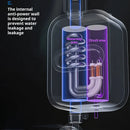 Instant Water Heaters Thermostatic Shower Water Heating Device 304 Stainless Steel Tankless Rapid Heating LCD Digital for Hotel