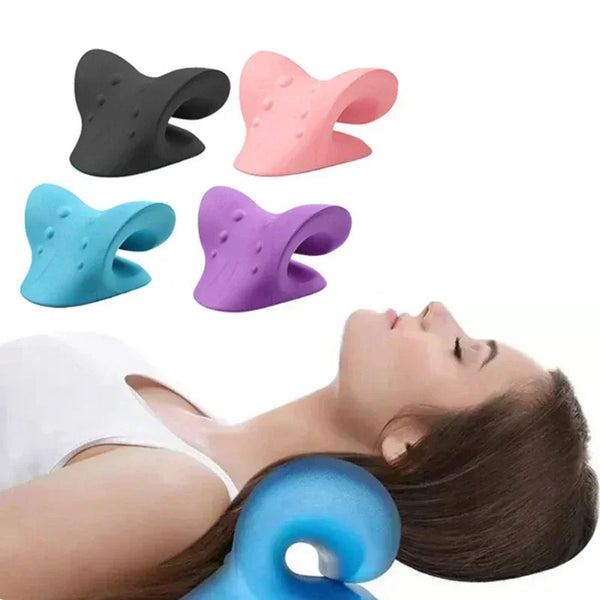 Pillow Spine Correction Cervical Spine Stretch Neck Shoulder Relaxer Cervical MuscleRelaxation Traction Device Shoulder Massage
