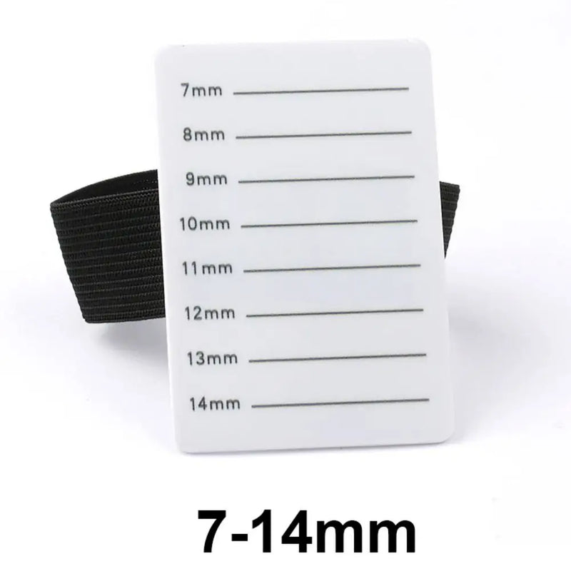 حامل رموش اصطناعية قابل للتعديل من الأكريليك مع حزام لعرض الرموش