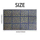 12pcs Nail Stickers Flower Leaf Lace Design Geometry Line Nail Art Sliders Manicure Polish Decal Wrap Decorations Wholesale