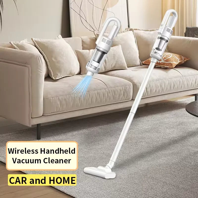 120W Electric Handheld Vacuum Cleaner Wireless Sweeper USB Rechargable Strong Suction Car Vacuum Cleaner Home Floor Dust Cleaner