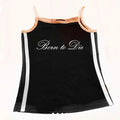 EMO Lace Y2k Tank Top Harajuku Letter Print Rock Goth Retro Crop top Streetwear Punk Sleeveless T-shirt Hiphop Spice Girls Sling