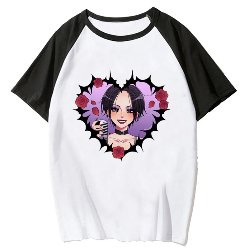 Nana t-shirts women Y2K streetwear funny top girl 2000s clothing