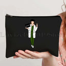Anatomy Medical Nursing Student Nurse Doctor Flower Stethoscope Brain Canvas Cosmetic Makeup Toilet Bag Pencil Case Zipper Pouch