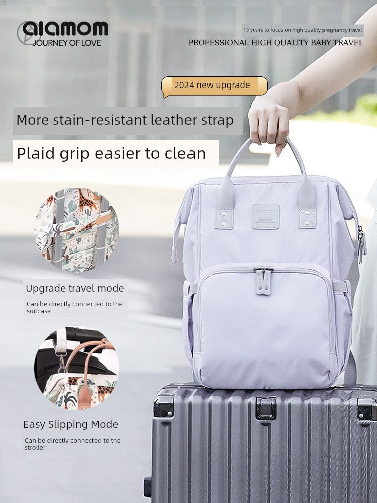 Alamom Double Layer Outdoor Lightweight Mother and Baby Mummy Bag