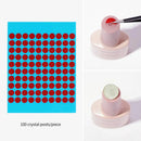 120/40/1pc Solid Glass Color Nail Art Display Board Tips Card Manicure Tools UV Gel Polish Palette Color Chart Nails Practicing