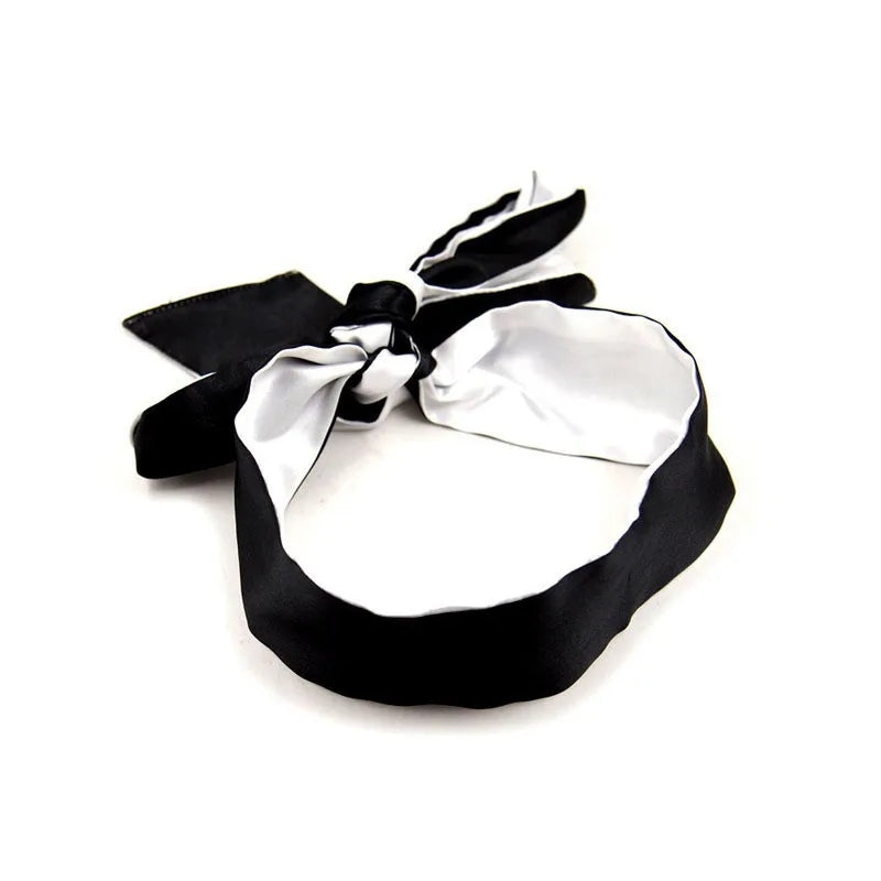 Enlarged Eye Patch Women Men Silk Satin Sleep Mask Comfortable Sleeping Eye Mask Eyeshade Cover Shade Eyes Relax Eyepatch