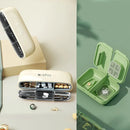 Portable Pill Organizer 3 Times A Day Pill Box Compartments Travel Pill Holder for Vitamins Medicines Small Pocket Medicine Case