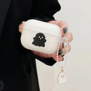 Cartoon Cat Lovers Matte Protective Case For AirPods 1/2/3/4 Soft Cute Cover for AirPods Pro 2 Bluetooth Earphone Case Keyring