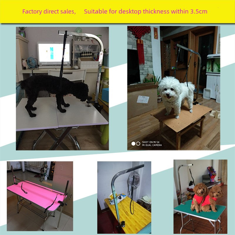 Hanger Bracket Fixture Cat Hair Trimming Scissors Cosmetic Table