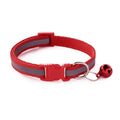 Reflective Cat Collar Safety Buckle with Bell Breakaway Pet Small Dog Collier Chain Necklace Personalized for Gatos Kitten Perro