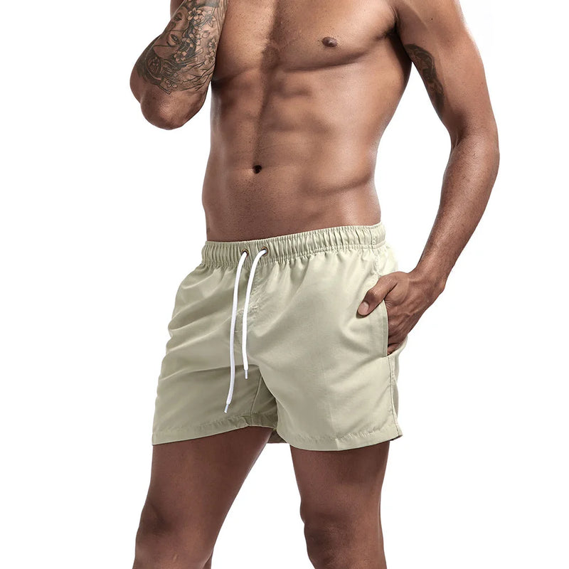 Men's Quick Dry Board Shorts Swim Trunks Bathing Suit Breathable Drawstring With Pockets for Surfing Beach Cusual Summer