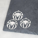 Cute Cat Moon Bear Deer DIY Tassels Earrings Stainless Steel Pendant For Jewelry Making Insect Charms Snake Necklace Accessory