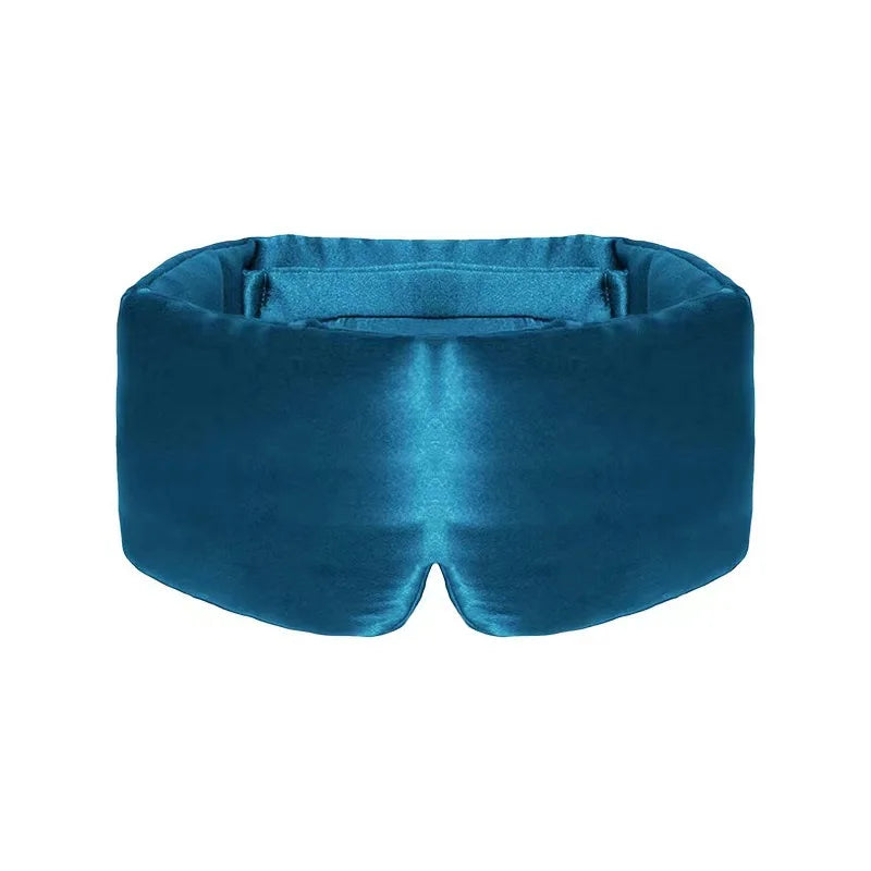 Enlarged Eye Patch Women Men Silk Satin Sleep Mask Comfortable Sleeping Eye Mask Eyeshade Cover Shade Eyes Relax Eyepatch