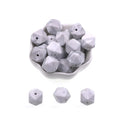 Kovict 14/17mm 10pcs Hexagon Silicone Beads For Jewelry Making Silicone Bead To Make Bracelets Necklace Making Accessories