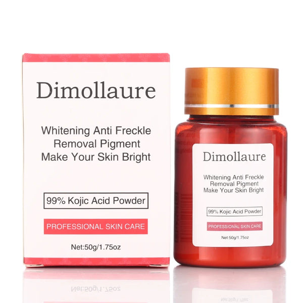 Dimollaure 1% Hyaluronic Acid +99% Kojic Acid Essence Powder,Moisturizing Friming Skin Care Skin Streaming Face Cream