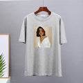 Hirsionsan Aesthetic Figures T Shirts for Women Summer Simple Soft Cotton Basic Tops Female Oversized Korean Short Sleeve Tees
