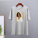 Hirsionsan Aesthetic Figures T Shirts for Women Summer Simple Soft Cotton Basic Tops Female Oversized Korean Short Sleeve Tees