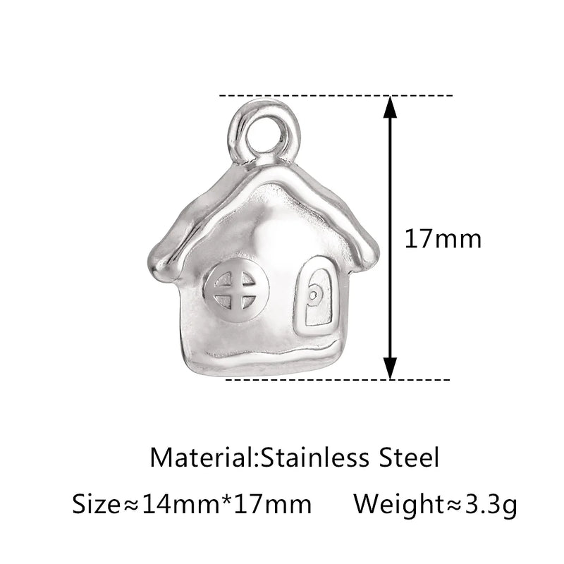 3Pcs/Lot Christmas Candy/Xmas Tree/Gingerbread Bear/Snow House Charms Pendant For Bracelet Necklace Earrings DIY Jewelry Making