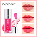 6ml Crystal Jelly Moisturizing Lip Oil Plumping Safety Lip Gloss Makeup Sexy Plump Hydrating Lip Glow Oil Tinted Lip Plumper