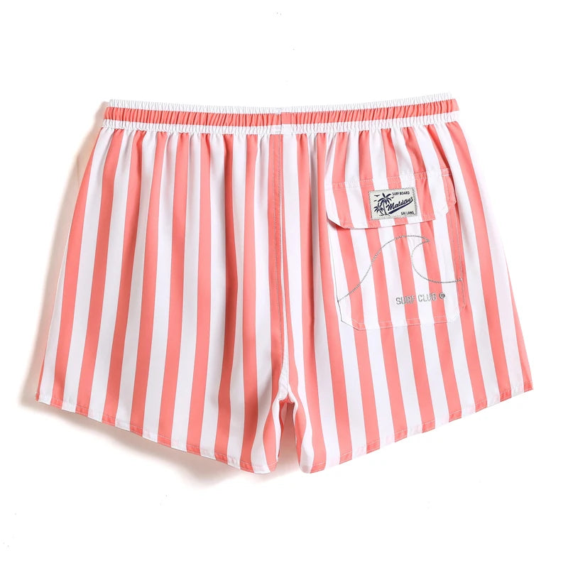 New Style Men Stripe Shorts Quick Drying Baggy Male Summer Shorts Men Fashion Beach Shorts Men Board Shorts GMA2039