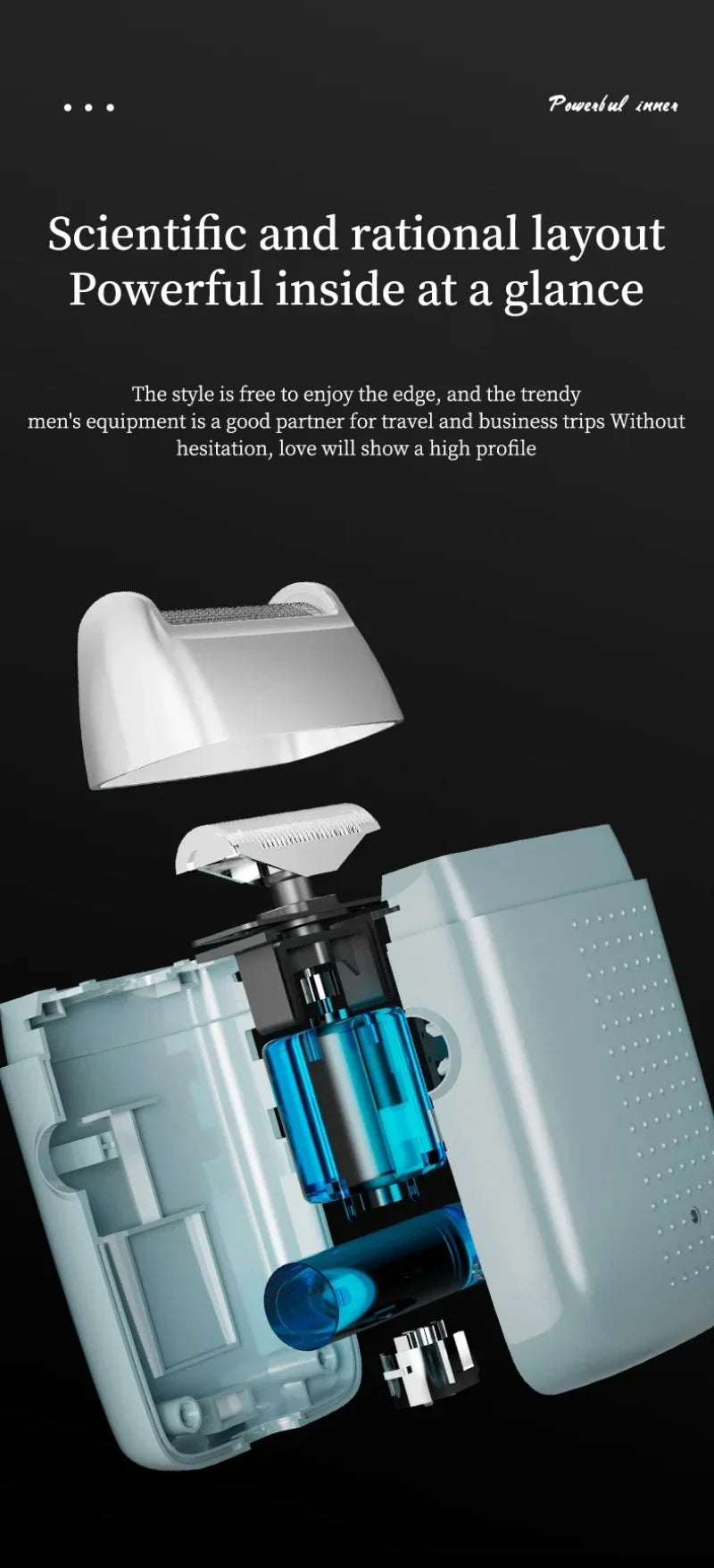 Xiaomi Electric Shaver For Men Beard Trimmer Shaver Portable Hair Clipper Rechargeable Powerful Motor Shaving Beard Machine New