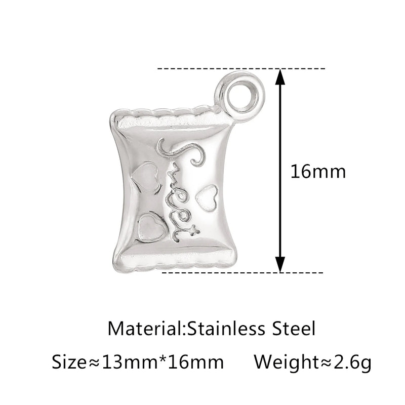 3Pcs/Lot Christmas Candy/Xmas Tree/Gingerbread Bear/Snow House Charms Pendant For Bracelet Necklace Earrings DIY Jewelry Making