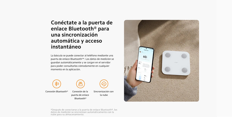 Báscula oficial Xiaomi Body Composition Scale S400, 25 indicadores de salud, medición de impedancia bioeléctrica de doble frecuencia