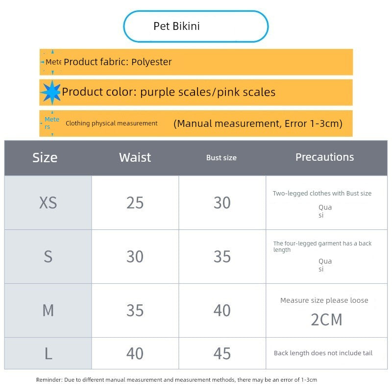 Summer Pet Clothing Pet Bikini Suit Swimsuit Teddy Beach Ragdoll Dog Clothes Pet Swimsuit