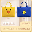 Cartoon Bag Travel Bag Storage Hand Bag Large Capacity Kids Luggage Bag Trolley Case Luggage Bag Felt Bag Lightweight